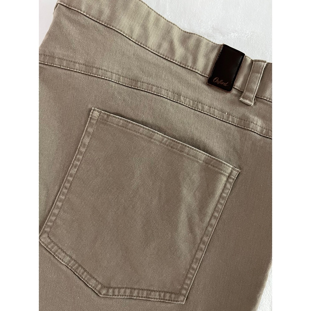 OXFORD Woodruff 5‎ Pocket Pant Modern Fit Stretch Almond Size W40XL30 MSRP $125